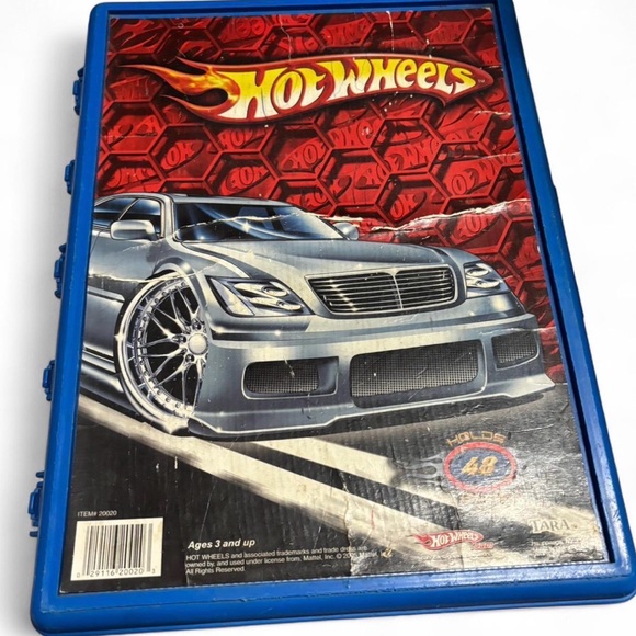 Die-Cast Hot Wheels Toy Car Collection Set with Blue Storage Case - Picture 2 of 6